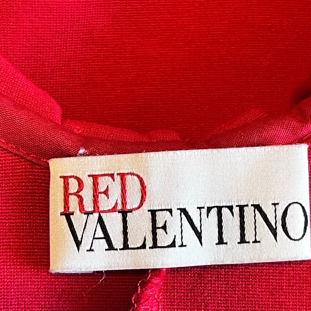 RED Valentino Red Ruffle Dress - Picture 15 of 16